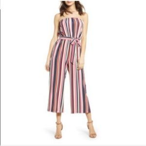 Socialite Strapless Jumpsuit NWT